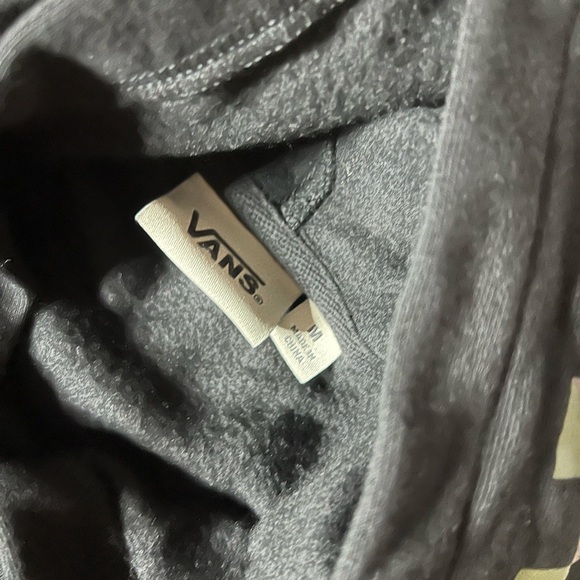 Youth Medium Vans Black Camo Hoodie - Picture 4 of 5